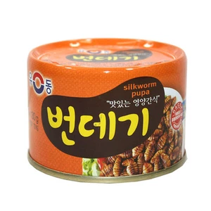 Yoo Dong koreanische Seidenraupe Puppe Dose 130 g Snack Essen Puppe für Soju Bier - Bild 1 von 1