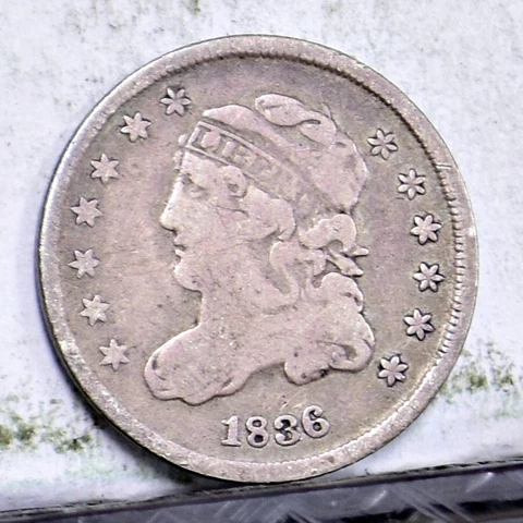 1836 Half Dime - Large 5 - Fine (#47841) Cover
