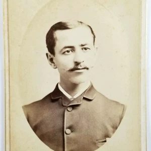 Cabinet Card Photo Portrait Of A Man ID'd Andrews San Francisco California - Picture 1 of 6