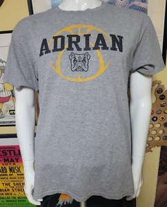Adrian College Bulldogs Basketball AC MI Bruiser Logo T Shirt Large - Picture 1 of 4