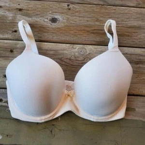 32DDD Soma Embraceable Full Coverage Lace Trim Ivory Underwire Bra - Picture 1 of 2