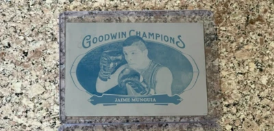 2020 Upper Deck Goodwin Champions Cyan Printing Plate JAIME MUNGUIA 1/1 - Rookie - Image 1 of 2