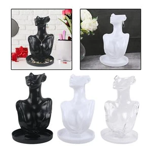 Necklace Display Holder Stand Storage Rack Necklace Chain Jewelry Bust Pendant - Picture 1 of 7