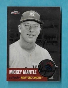 MICKEY MANTLE 2007 TOPPS CHROME BASEBALL CARD MMS29 NEW YORK YANKEES - CENTERED - Bild 1 von 2