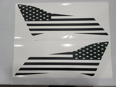 Calcomanías de ventana lateral trasera con bandera americana para GMC Terrain 2018-2024 Foto 1 de 4