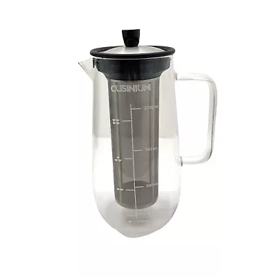CUSINIUM Cold Brew Drip Fruit Infuser or Iced Coffee Maker 1500 ml Glass Carafe  Foto 1 de 4
