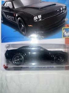 Error Hot Wheels 18 Dodge Challenger SRT Demon No Tampo One Of A Kind - Picture 1 of 6