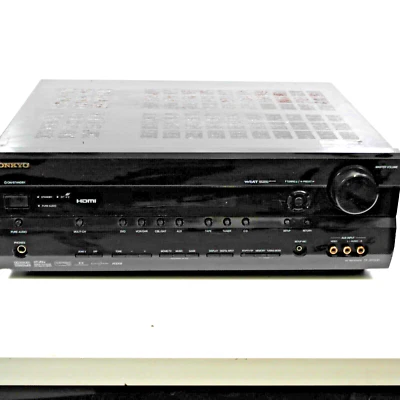 ONKYO TX-SR506 7.1 Channel 130 Watt Receiver. Spare Or Repair For Parts. Rusty. - Image 1 of 4