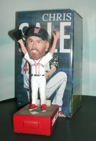 Chris Sale Bobblehead Figure with Game Sounds (7") Worcester Woo Sox 2022 Cover