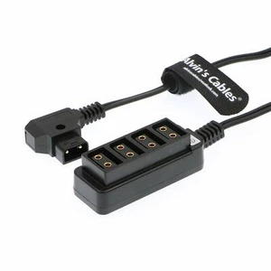 D Tap Male to 4 Port Dtap Female Splitter Power Cable for ARRI RED Cameras TILTA - Picture 1 of 5