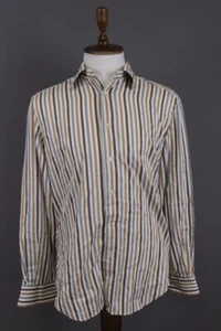 Camisa Ermenegildo Zegna Multicolor Rayas Manga Larga Abotonada Talla 42/16 - Imagen 1 de 17