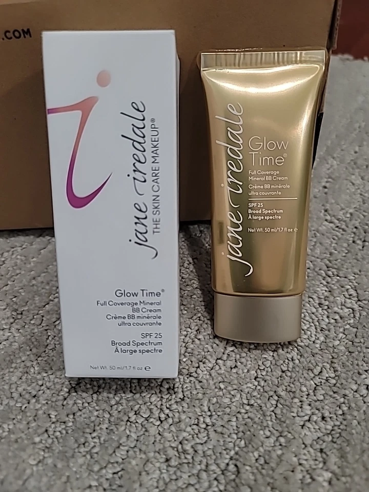 Jane Iredale новый в коробке оригинальный состав зарево время минерал BB крем - золото упаковка - Изображение 1 из 1