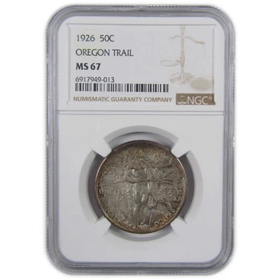 Oregon Trail Commemorative Half Dollar 1926 MS 67 NGC SKU:I18312 - Image 1 of 4