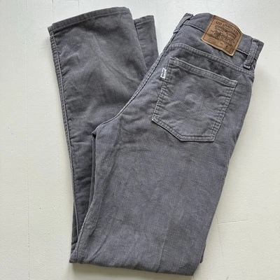 70-е Levi's 719-1555 СТУДЕНЧЕСКИЕ вельветовые брюки размер 29x29 белая вкладка - Изображение 1 из 4