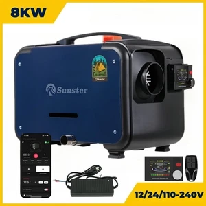 12v/24v Diesel Standheizung Integration Luftheizung LCD Heater mit Adapter 8KW - Bild 1 von 16