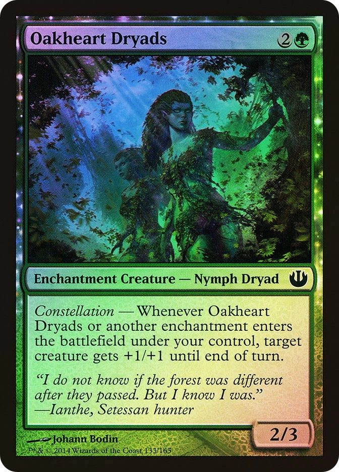 MTG FOIL Oakheart Dryads  - Journey into Nyx #133 - Image 1 of 1