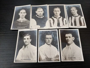 FOOTBALLERS SIGNED REAL PHOTOS 1923 D C THOMSON (ADVENTURE ISSUE) X7 - Picture 1 of 16