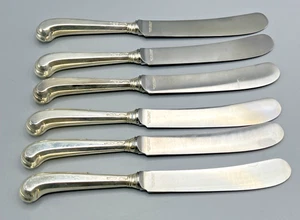 Lot of 6 Israel Freeman & Son Ltd sterling silver pistol grip knives England 6.5 - Picture 1 of 11