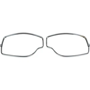 Aviator Replacement Lens Frame Chrome For Retro Pilot Motorbike Goggles - Picture 1 of 1