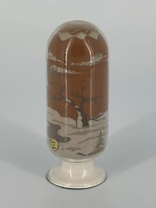 Vintage Sand Art Sculpture Bottle Mountain Landscape Souvenir of Desert of Maine - Picture 1 of 11