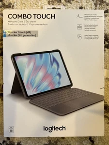 New logitech combo touch WIRELESS KEYBOARD iPad Air 11 Inch 5th Gen - Afbeelding 1 van 2