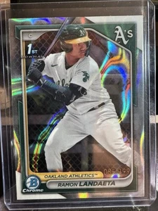 2024 Bowman Chrome Baseball Ramon Landaeta Bowman 1st Lava Refrctor 85/399 BCP28 - Picture 1 of 2