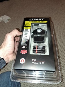 COAST FL60R 455 Lumen LED Headlamp Dual Power USB Rechargeable BEST GIFT IDEA - Picture 1 of 3