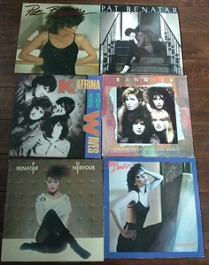 Female 80's Pop Lp Lot Rare Pat Benatar Bangles Katrina And The Waves Rock Wave - Picture 1 of 1