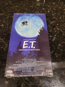 E.T. The Extra-Terrestrial VHS Tape 1988 MCA FACTORY SEALED Original Green Flap* - Foto 1 di 3
