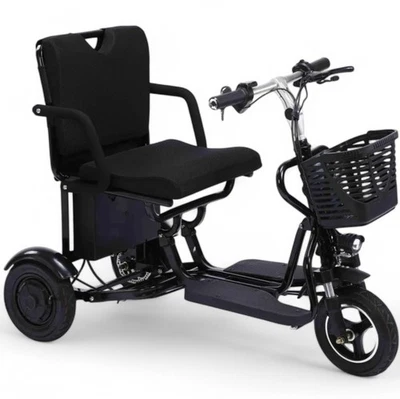 3-Rad Seniorenmobil,faltbar E-Mobilität,reisefreundlich,3 Gänge(6/10/15 km/h) - Bild 1 von 4
