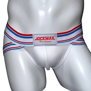 Jockmail Intensity Mesh Jockstrap White JM242 Size XL (32-34) NWT - Picture 1 of 11