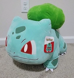 TOTALMENTE NUEVO Pokemon Bulbasaur Raro Peluche Gigante Licencia Oficial por Jazwares - Imagen 1 de 8