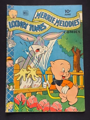 FOTOS de capa LOONEY TUNES MERRIE MELODIES #44 (1945) BUGS BUNNY PORKY PIG - Imagem 1 de 4