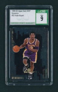 1999 2000 Upper Deck MVP DYNAMICS Kobe Bryant #D2 CSG 9 MINT LOS ANGELES LAKERS - Picture 1 of 2