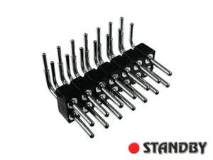 5pcs PCB Pin Header 2.54mm double row angled 14PIN PRECI-DIP 802-90-014-20-001 - Bild 1 von 1