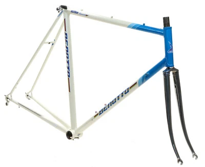 Cuadro de carretera Benotto 58 cm Campagnolo Dropouts Columbus acero vintage años 80 Foto 1 de 4