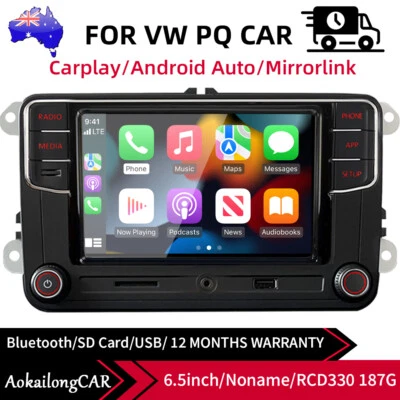 CarPlay Android Auto MirrorLink NONAME RCD330 187G Stereo Radio For VW Golf CC - Image 1 of 4
