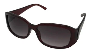 Kenneth Cole Reaction Sonnenbrille burgunderfarben rechteckige Hülle, rauchige Linse KC1210 69B - Bild 1 von 12