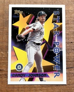 Randy Johnson 1996 Topps Star Power #224 HOF Seattle Mariners MLB 