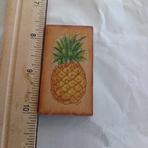 Imán de refrigerador vintage, imán de piña hawaiana, + imán envío .25c - Imagen 1 de 3