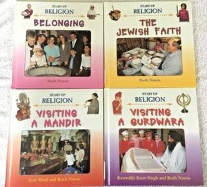 Start Up Religion Books: Belonging, Jewish Faith, Visit a Mandir, Visit Gurdwara - Imagen 1 de 6