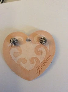 Brighton PALOMA Silver Post Earrings  $44 #229 (2) - Picture 1 of 1
