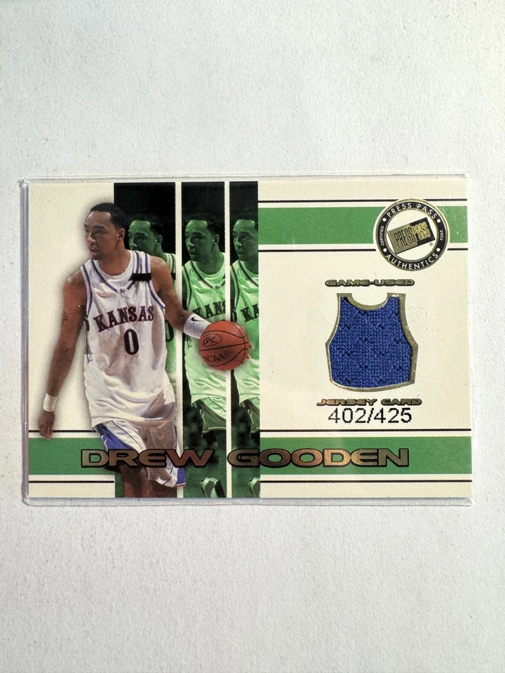 Camisetas universitarias Press Pass K306.078 - 2002 #JCDG1 Drew Gooden #/425 Foto 1 de 1