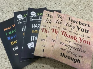 Lot Of 6 Teacher Appreciation Inspirational Notebooks Gifts - Picture 1 of 4