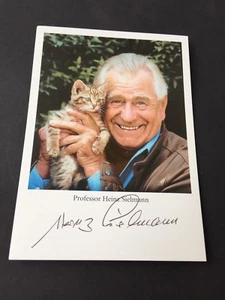 HEINZ SIELMANN († 2006) deutscher Tierfilmer original Autogrammkarte 10 x 15 - Picture 1 of 1