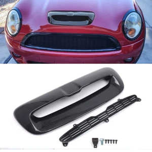 Carbon Fiber ABS Hood Air Vent Scoop For Mini Cooper S R55 R56 R57 R58 R59 07-14 - Picture 1 of 8
