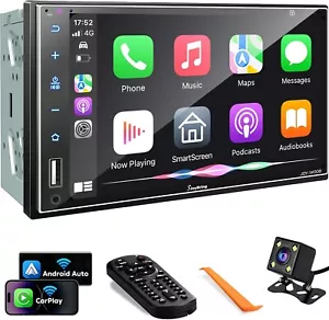 Upgrade Wireless Doppel DIN Autoradio mit Carplay, Android Auto, Bluetooth - Bild 1 von 7