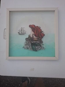 Disneys The Little Mermaid Sign By Open Road Brands W/ Tag - Picture 1 of 2