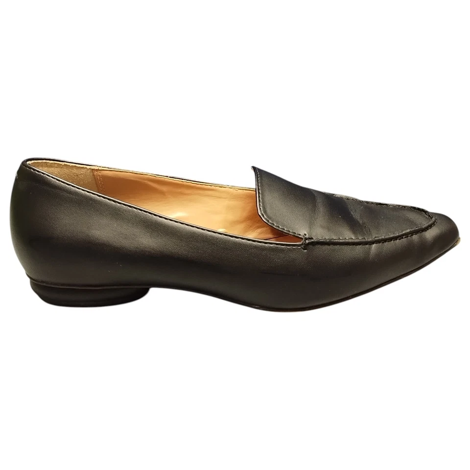 Mocasín plano Franco Sarto para mujer 6,5 M suela de goma negra punta puntiaguda sin cordones Foto 1 de 4