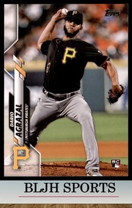 2020 Topps #322 Dario Agrazal  Rookie Pittsburgh Pirates